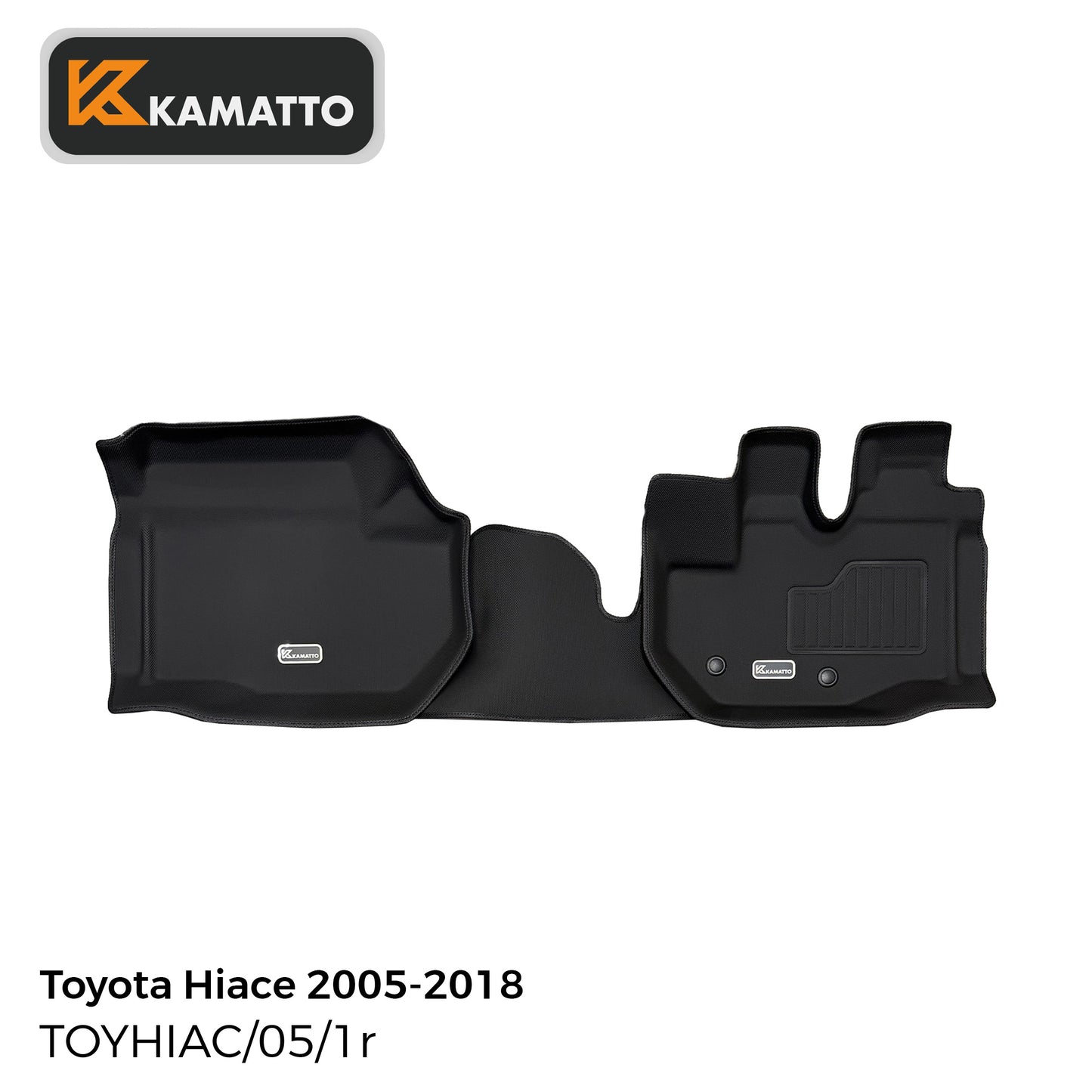 3D Kamatto PRO Car Floor Mats for Toyota Hiace 2005-2018