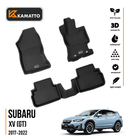 3D Kamatto PRO Car Floor Mats for Subaru XV 2017-2023