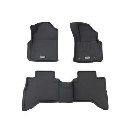 3D Kamatto PRO Car Floor Mats for Toyota Hilux Dual Cab Auto Trans 2015-Onwards