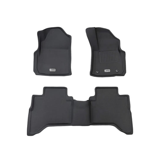3D Kamatto PRO Car Floor Mats for Toyota Hilux Dual Cab Auto Trans 2015-Onwards