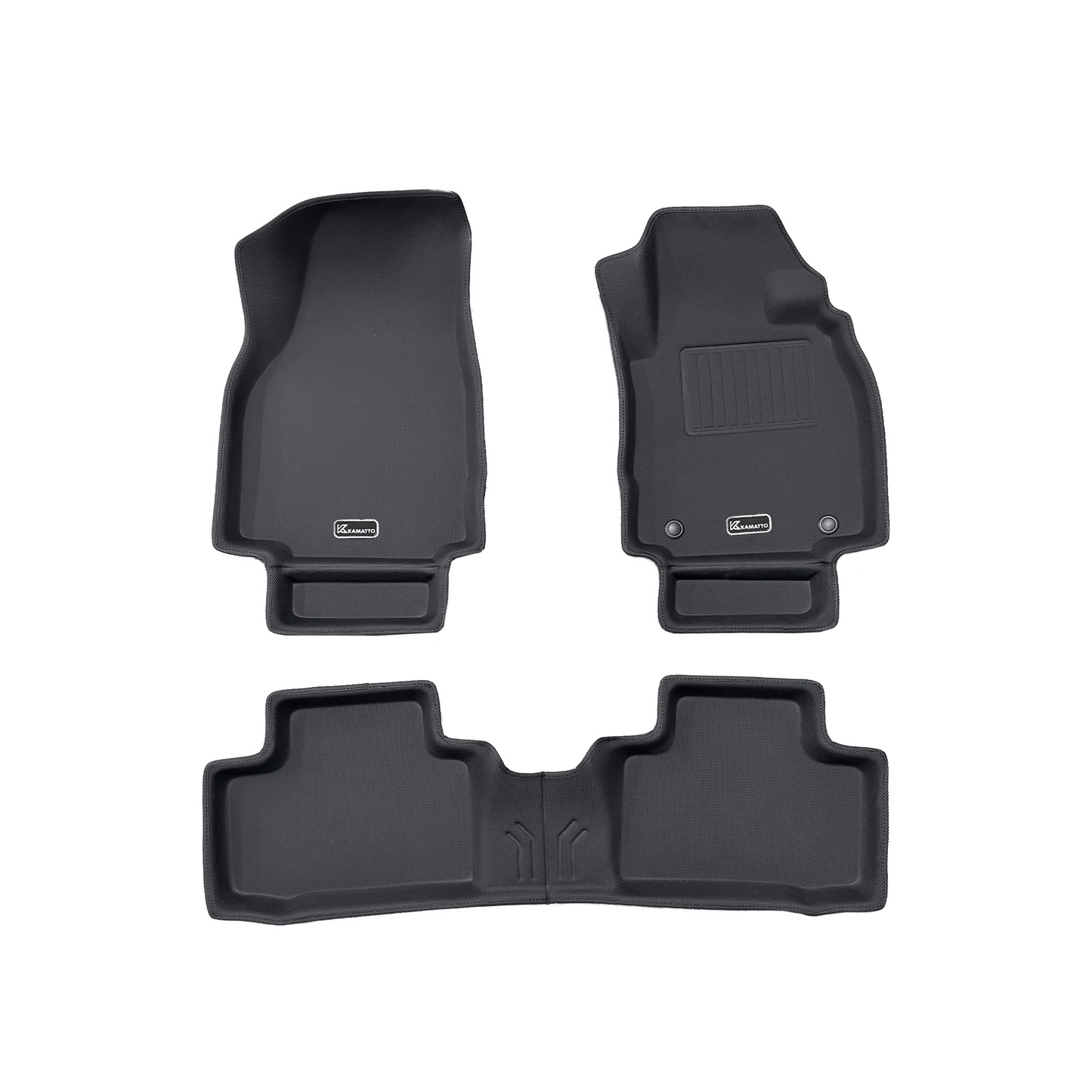 3D Kamatto PRO Car Floor Mats for Tesla Y 2022-2025