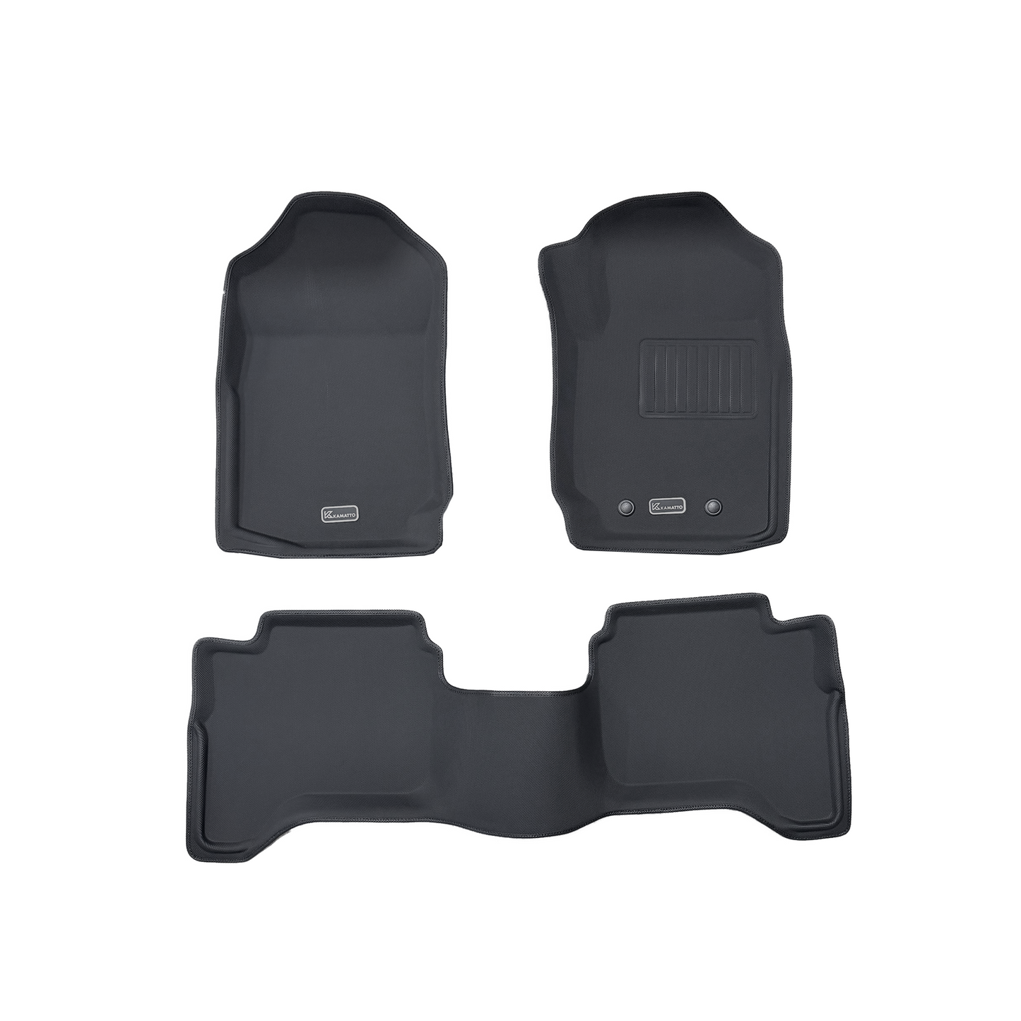 3D Kamatto PRO Car Floor Mats for Ford Ranger Dual Cab 2011-2022