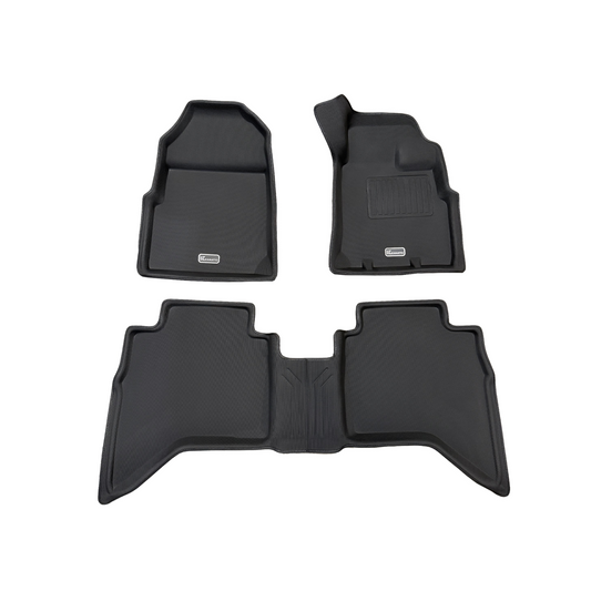 3D Kamatto PRO Car Floor Mats for Mazda BT-50 BT50 Dual Cab 2020-2025