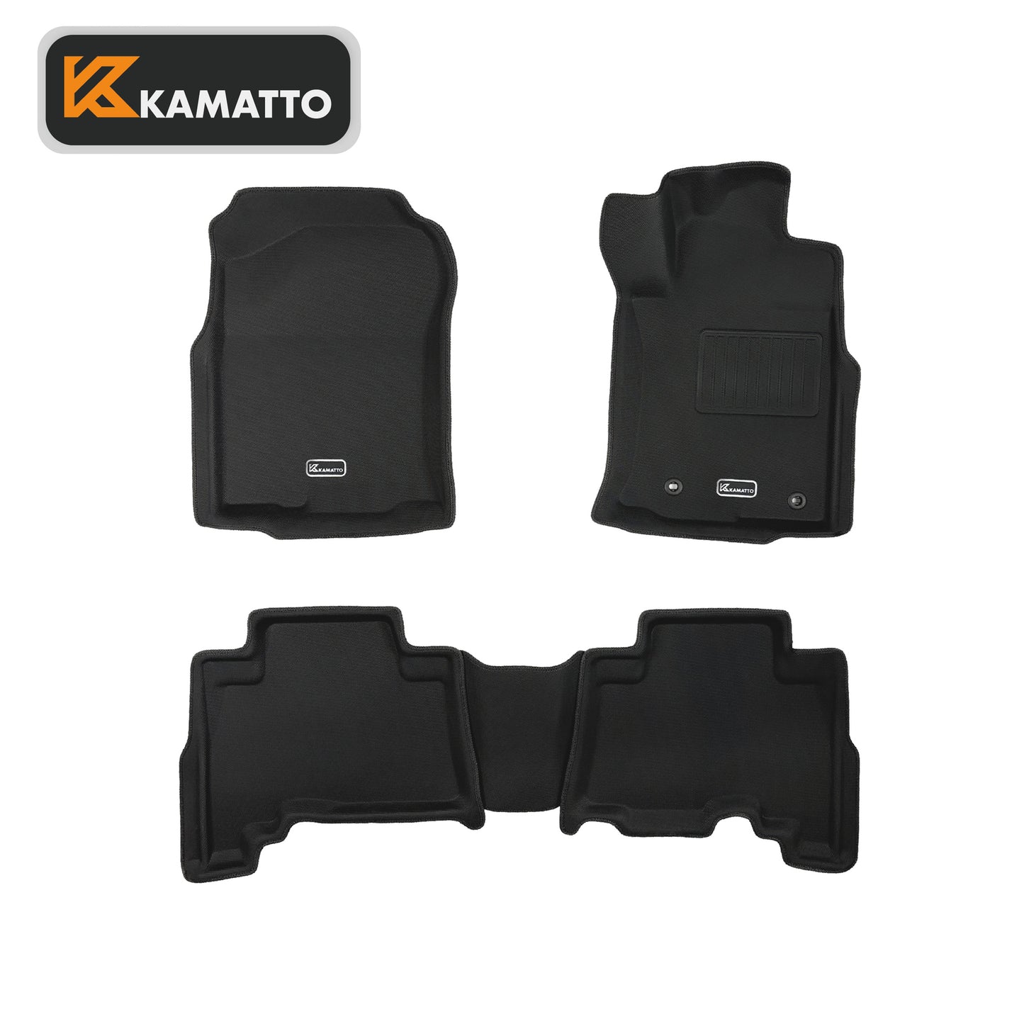 3D Kamatto PRO Car Floor Mats for Toyota Land Cruiser Prado 150 Series 2009-2024