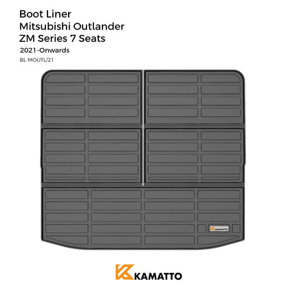 Cargo Mat Kamatto for Mitsubishi Outlander ZM Series 7 Seats 2021-Onwards