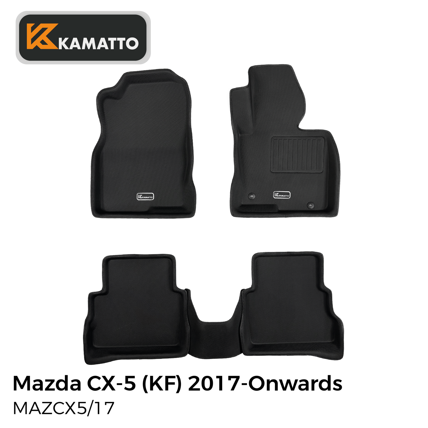 3D Kamatto PRO Car Floor Mats for Mazda CX-5 CX5 KF 2017-2025