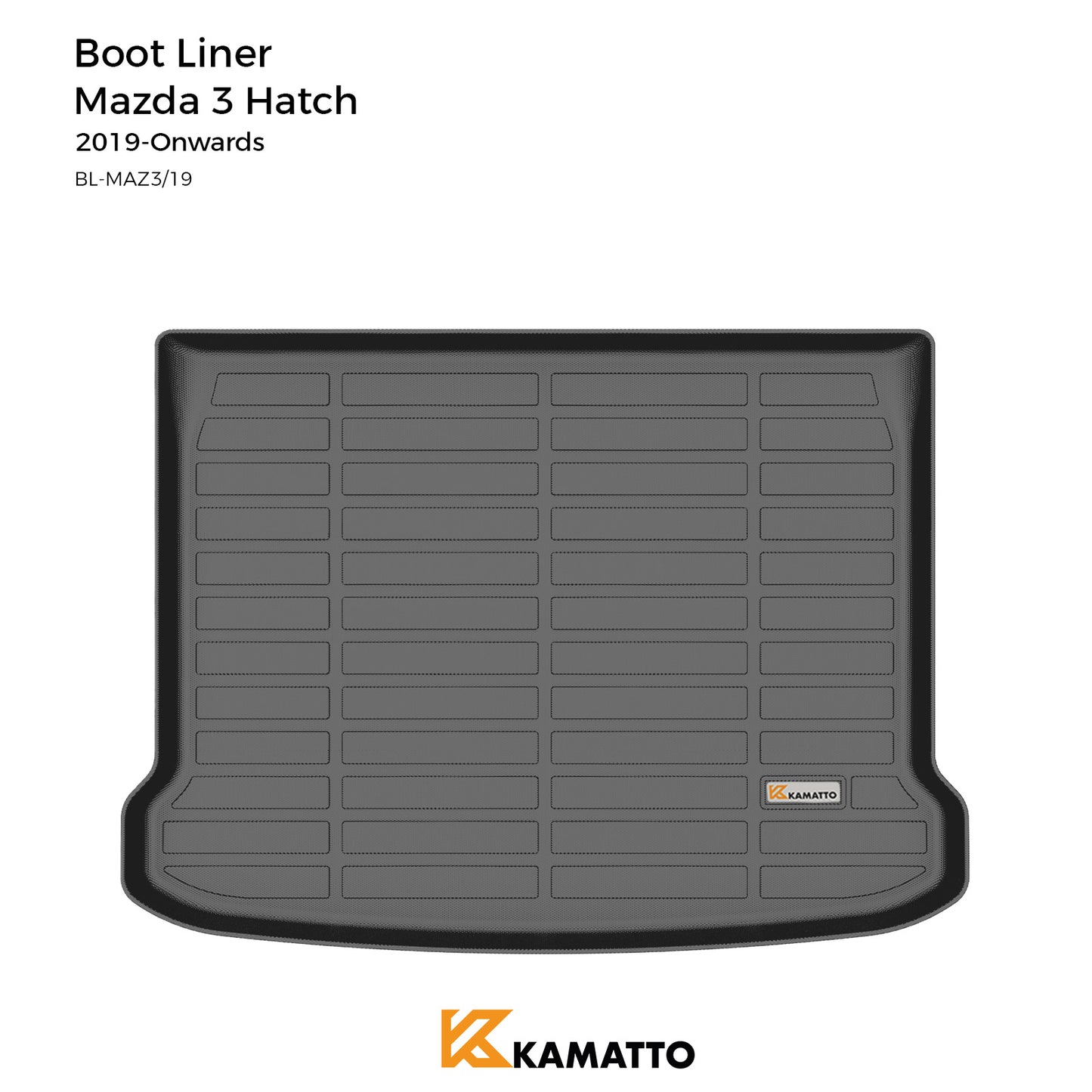 Cargo Mat Kamatto for Mazda 3 Hatch 2019-Onwards
