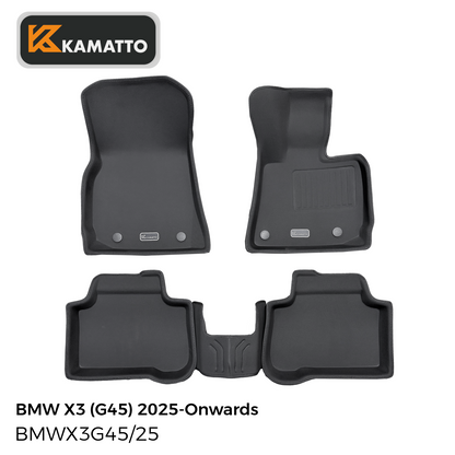3D Kamatto PRO Car Floor Mats for BMW X3 G45 2024-Onwards