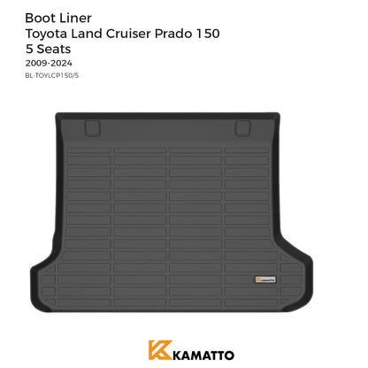 Cargo Mat Kamatto for Toyota Land Cruiser Prado150 5 Seats 2009-2024