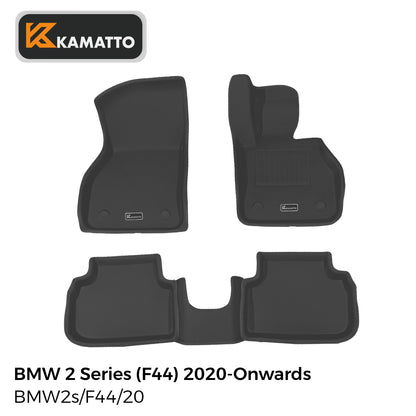 3D Kamatto PRO Car Floor Mats for BMW 2 Series F44 2020-Onwards
