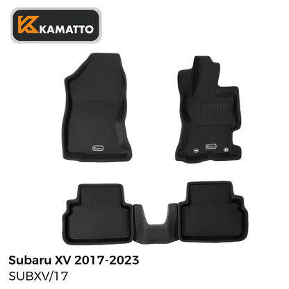 3D Kamatto PRO Car Floor Mats for Subaru XV 2017-2023