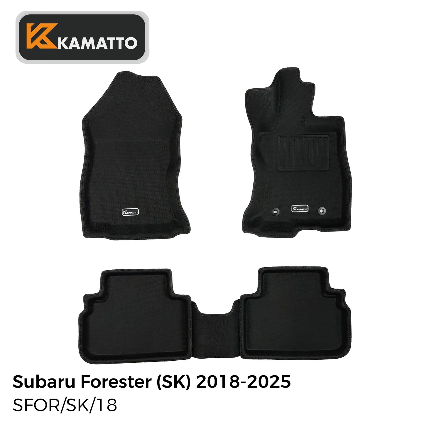 3D Kamatto PRO Car Floor Mats for Subaru Forester 2018-2025