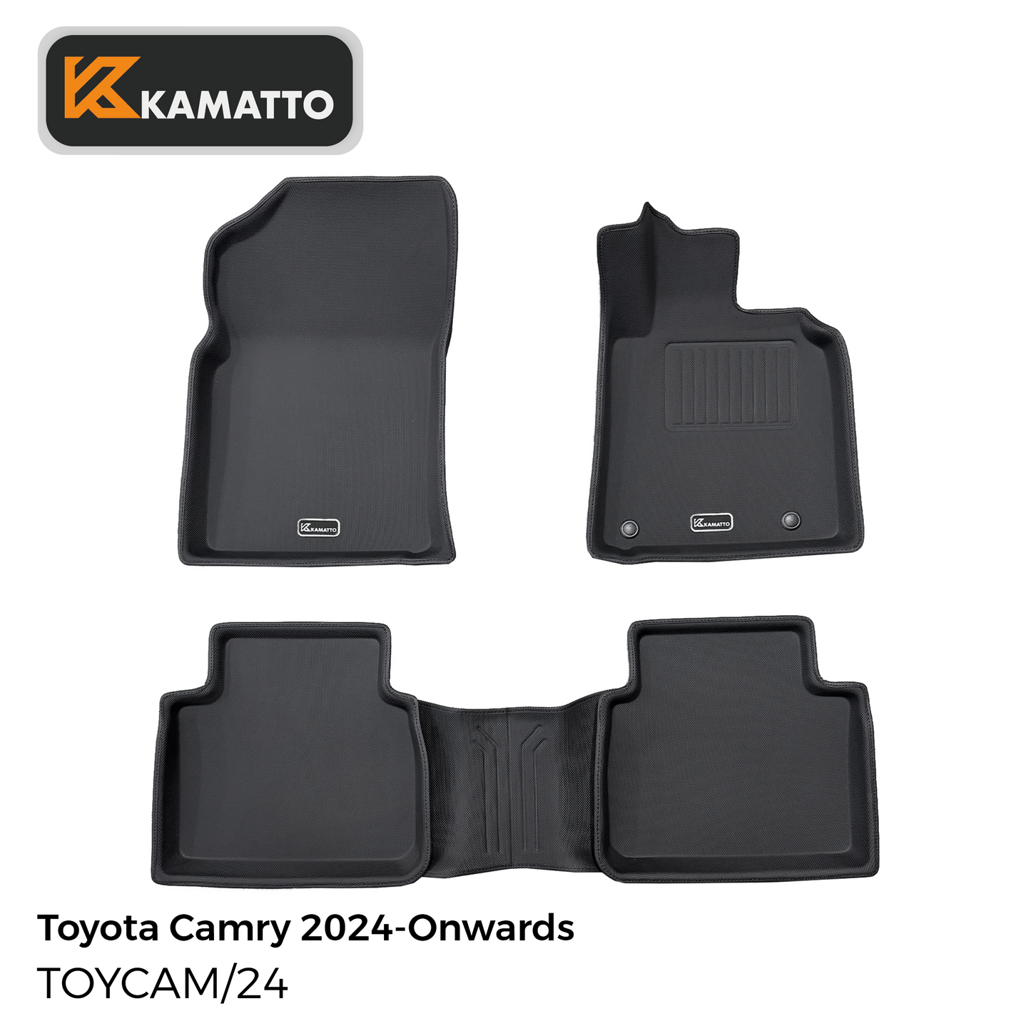 3D Kamatto PRO Car Floor Mats for Toyota Camry 2024-Onwards
