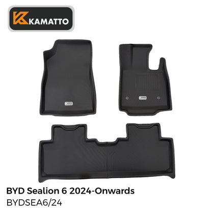 3D Kamatto PRO Car Floor Mats for BYD Sealion 6 2024-Onwards