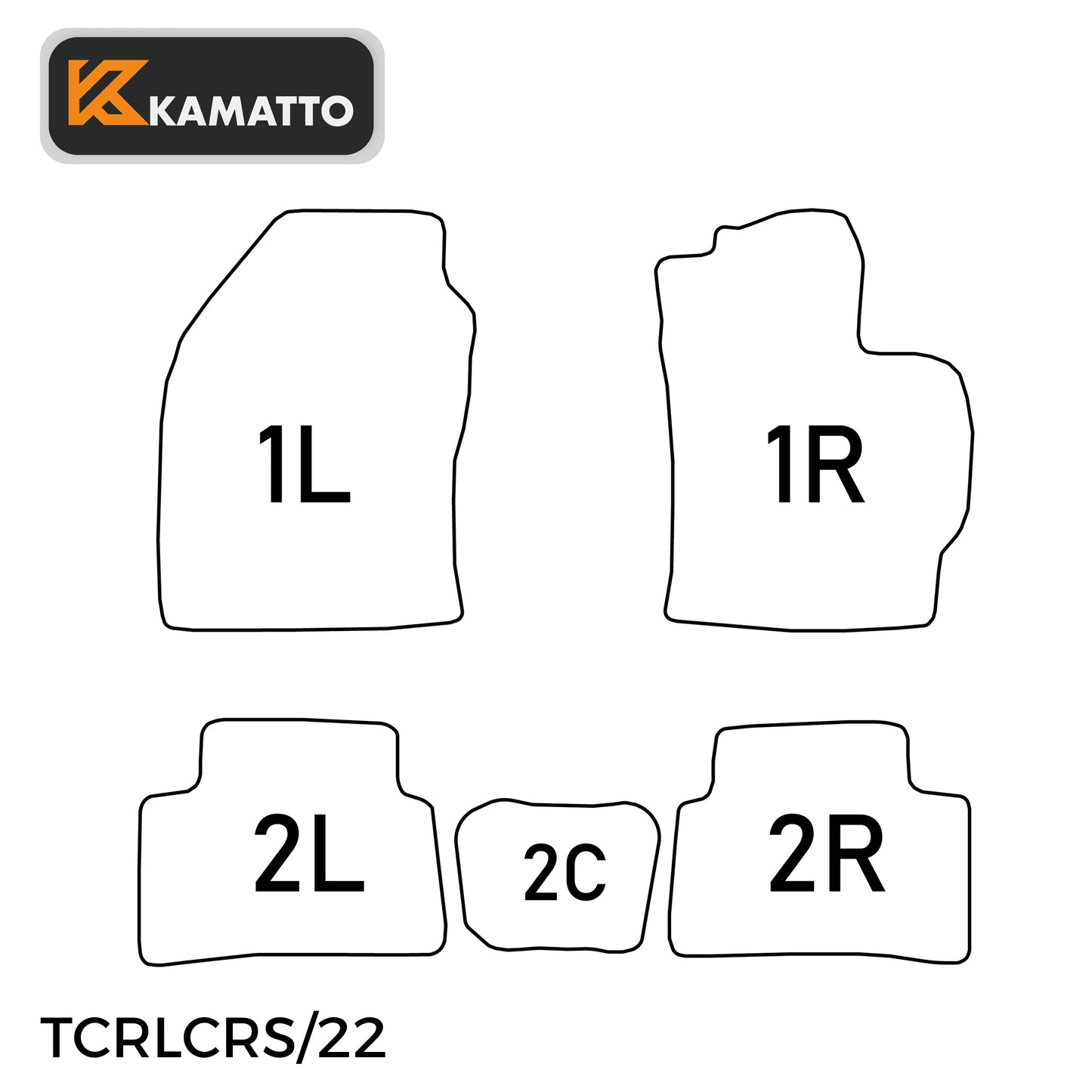3D Kamatto PRO Car Floor Mats for Toyota Corolla Cross 2022-Onwards