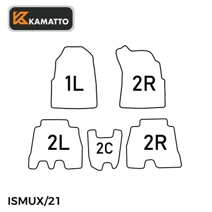 3D Kamatto PRO Third Row Floor Mat for Isuzu MU-X 2021-Onwards