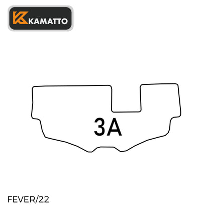 3D Kamatto PRO Third Row Floor Mat for Ford Everest Next-Gen 2022-Onwards
