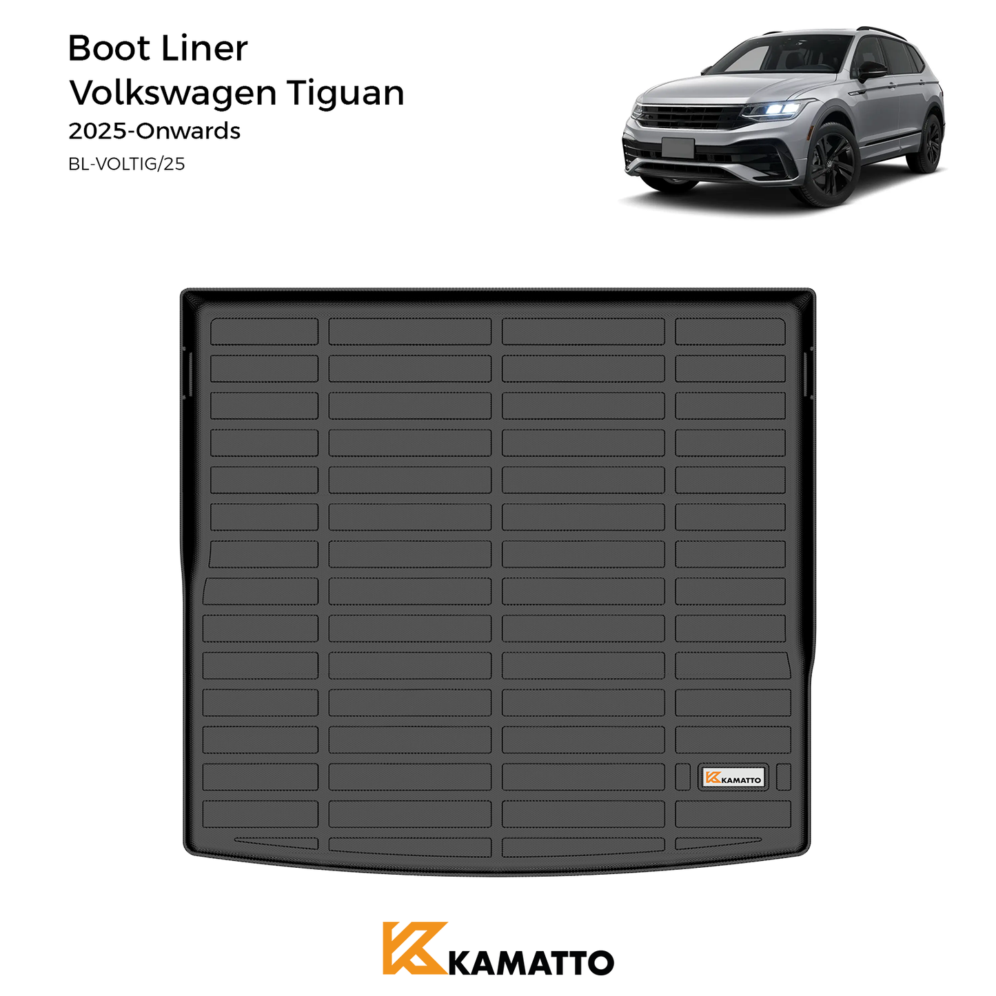 Cargo Mat Kamatto for Volkswagen Tiguan 2025-Onwards