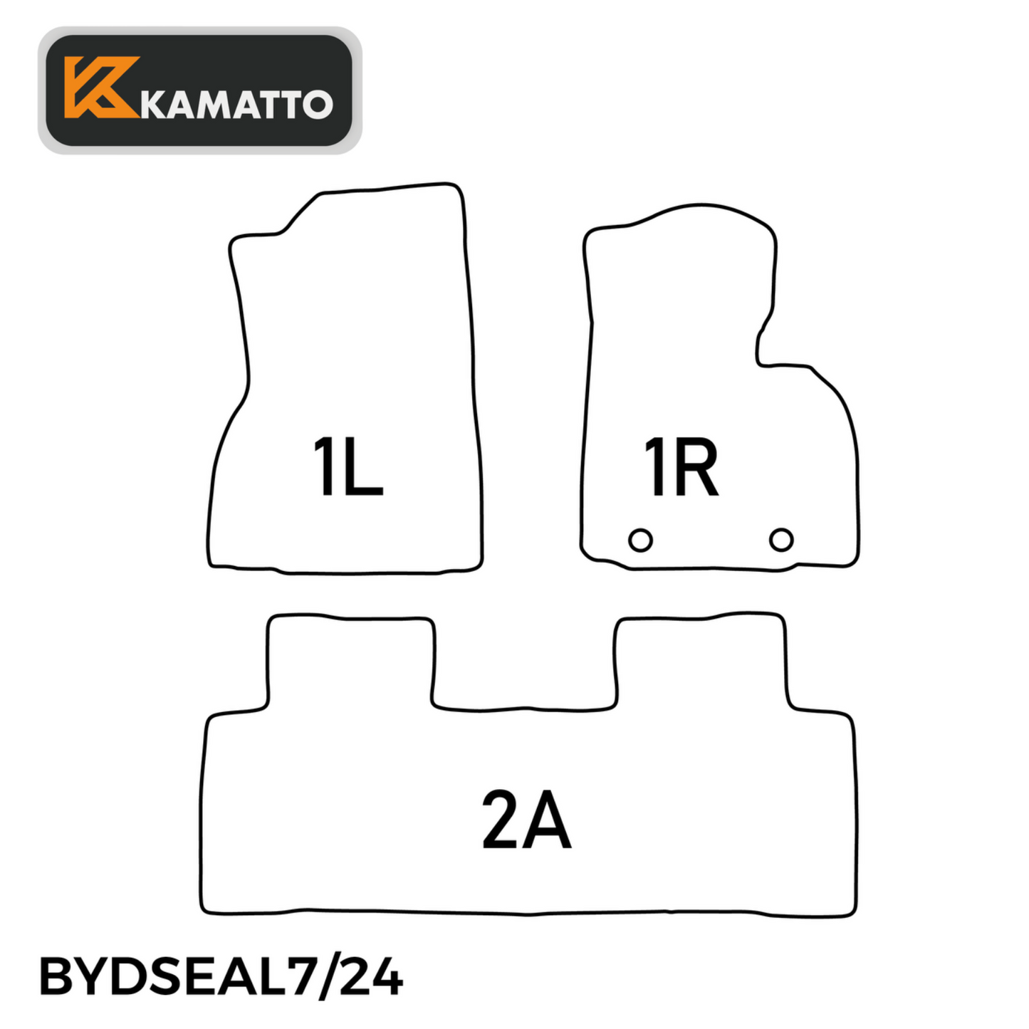 Custom Fit Car Floor Mats BYD Sealion 7 2025-Onwards All Weather 3D TPE