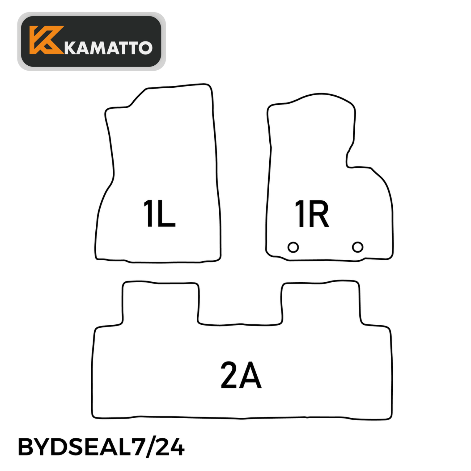 Custom Fit Car Floor Mats BYD Sealion 7 2025-Onwards All Weather 3D TPE