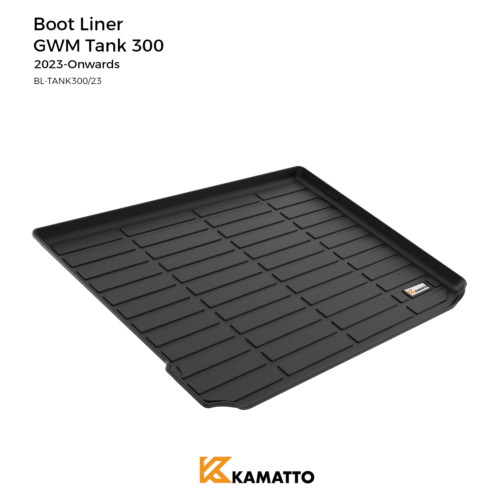 Custom Fit Boot Liner GWM Tank 300 2023-Onwards TPE Cargo Mat All Weather