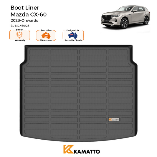Custom Fit Boot Liner Mazda CX-60 CX60 2023-Onwards TPE Cargo Mat All Weather