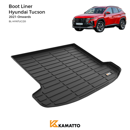 Custom Fit Boot Liner Hyundai Tucson 2021-Onwards TPE Cargo Mat All Weather