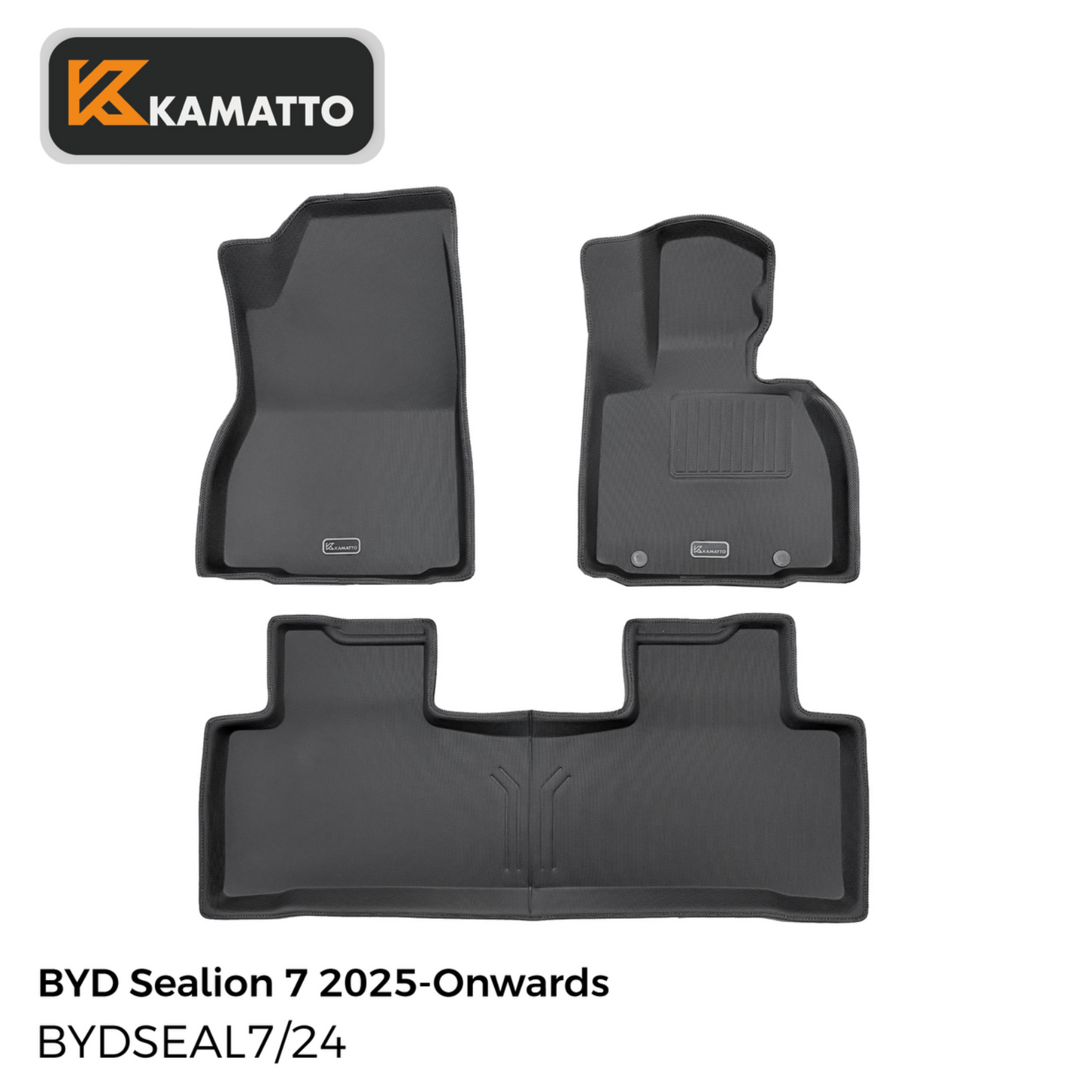 Custom Fit Car Floor Mats BYD Sealion 7 2025-Onwards All Weather 3D TPE