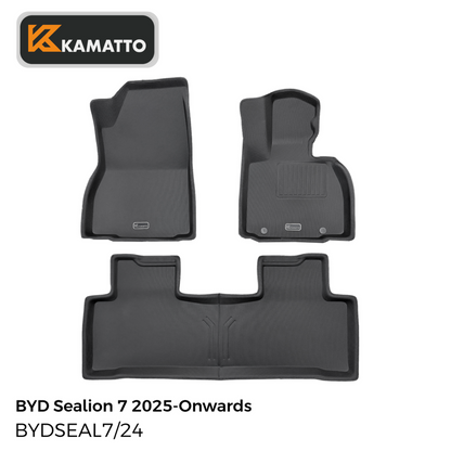 Custom Fit Car Floor Mats BYD Sealion 7 2025-Onwards All Weather 3D TPE