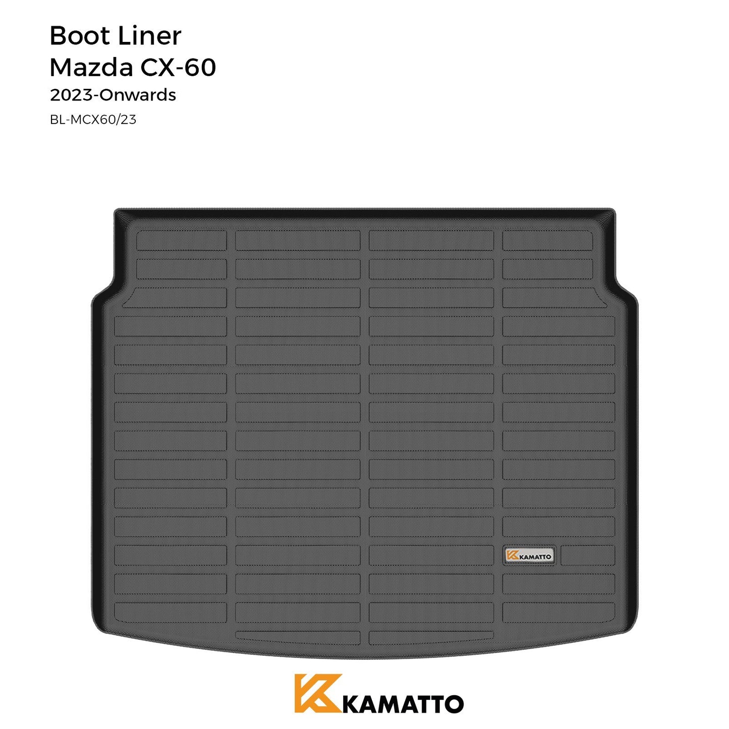 Custom Fit Boot Liner Mazda CX-60 CX60 2023-Onwards TPE Cargo Mat All Weather