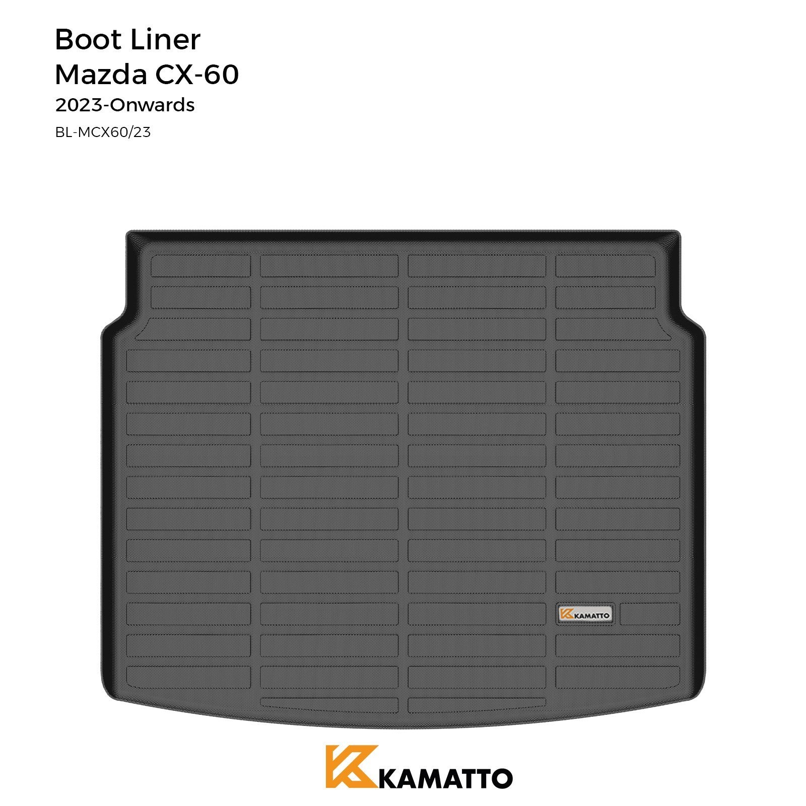 Custom Fit Boot Liner Mazda CX-60 CX60 2023-Onwards TPE Cargo Mat All Weather
