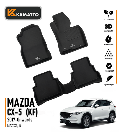 3D Kamatto PRO Car Floor Mats for Mazda CX-5 CX5 KF 2017-2025