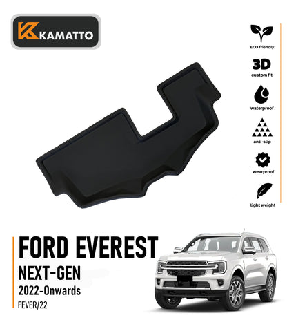 3D Kamatto PRO Third Row Floor Mat for Ford Everest Next-Gen 2022-Onwards
