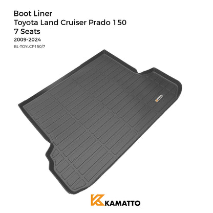 Cargo Mat Kamatto for Toyota Land Cruiser Prado 150 7 Seats 2009-2024