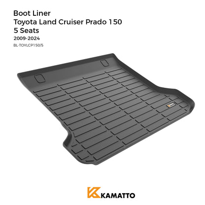 Cargo Mat Kamatto for Toyota Land Cruiser Prado150 5 Seats 2009-2024