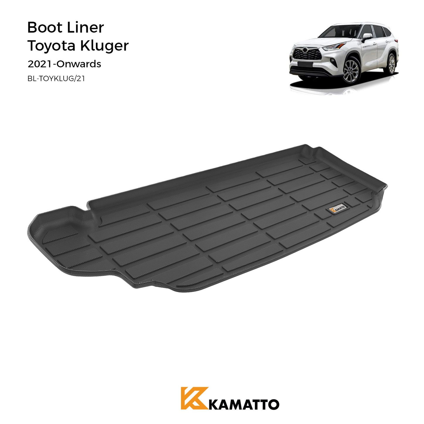 Cargo Mat Kamatto for Toyota Kluger 2021-Onwards