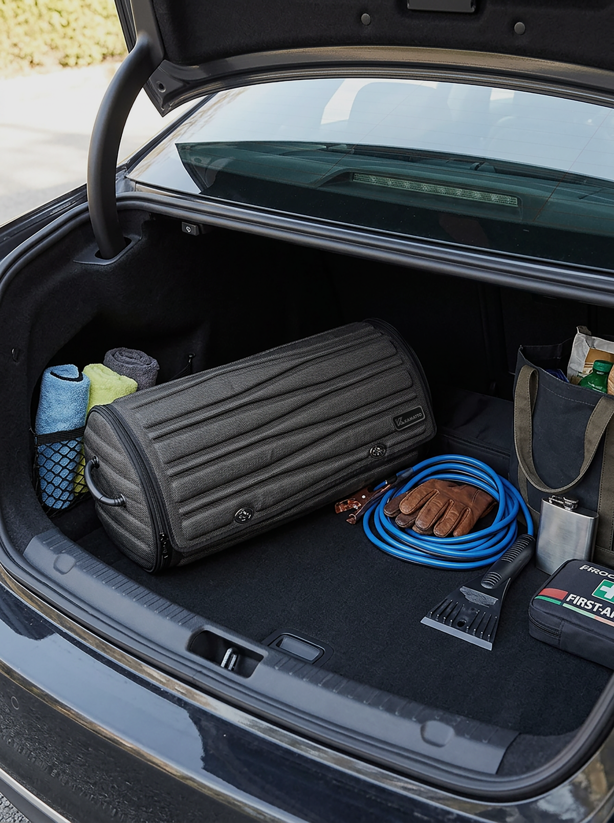 KAMATTO Folding Car Boot Organiser